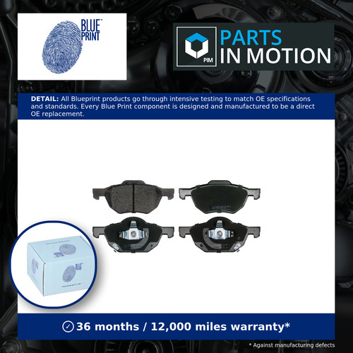 Brake pads set front adh24266 - brake,